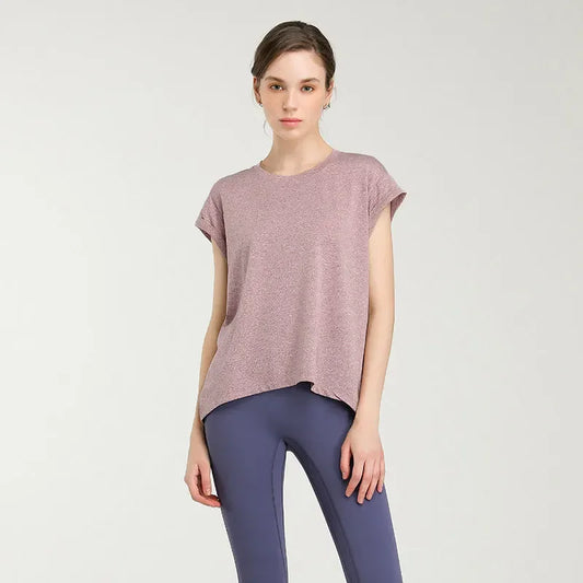 Sport Shirt Temperament Bodybuilding Sportswear T-Shirt Fashion Yoga Clothes Sexy Beauty Back Tops Fitness Clothes Women Fitness